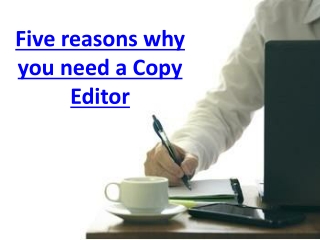 Copy Editing For Professionals