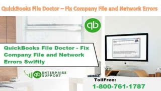 QuickBooks File Doctor – Fix Company File and Network Errors