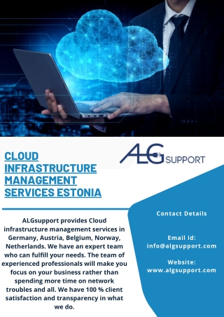 Cloud Infrastructure Management Services Estonia