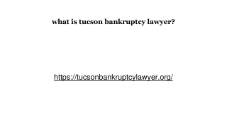 tucson bankruptcy lawyer