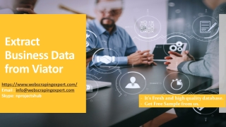 Extract Business Data from Viator