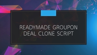 php readymade deal clone script