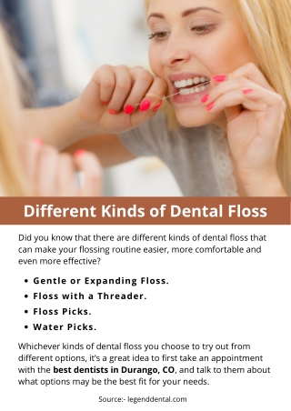 Different Kinds of Dental Floss