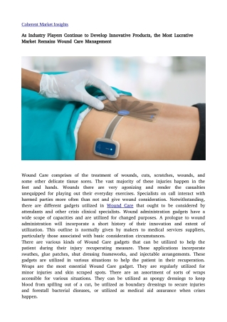 Wound Care Management11