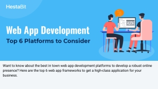 Web App Development Top 6 Platforms to consider