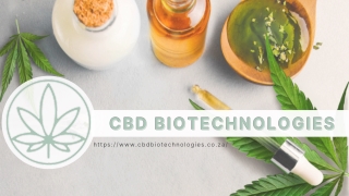 CBD Biotechnologies Presentation (May 2021)