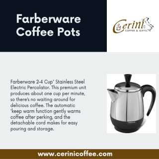 Farberware Coffee Pots