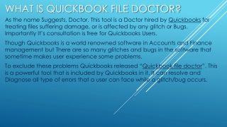 Quickbooks File Doctor