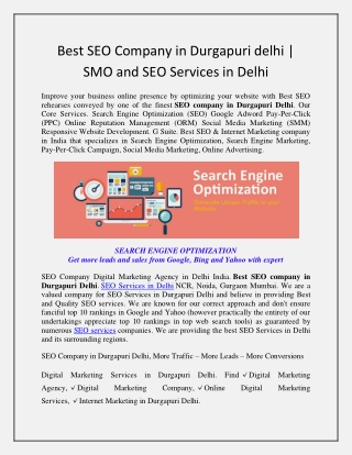 Best SEO Company in Durgapuri delhi-converted