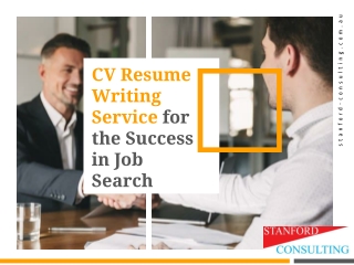 CV Resume Writing Service for the Success in Job Search