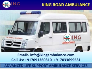 Hire Safe King Ambulance Service in Saguna More and Danapur Patna