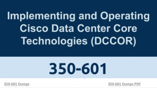 Cisco 350-601 PDF Questions - Prime 350-601 PDF Dumps