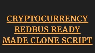 Cryptocurrency Redbus Clone Script