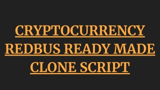 Cryptocurrency Redbus Clone Script