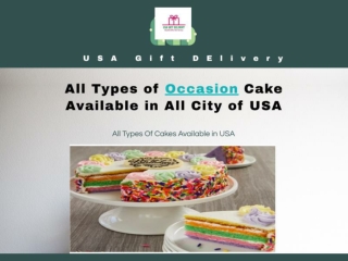 All Types of Occasion Cake Available in All City of USA