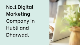 No.1 Digital Marketing company in Hubli Dharwad