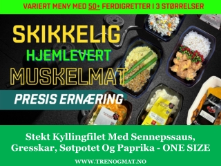 Stekt Kyllingfilet Med Sennepssaus, Gresskar, Sotpotet Og Paprika - ONE SIZE