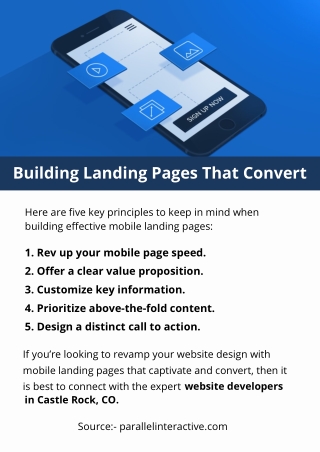 Building Landing Pages That Convert