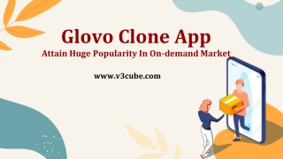 Glovo Clone App