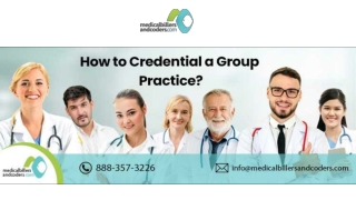 How to credential a group practice?