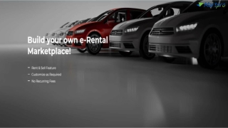 Build your own e-Rental Marketplace!