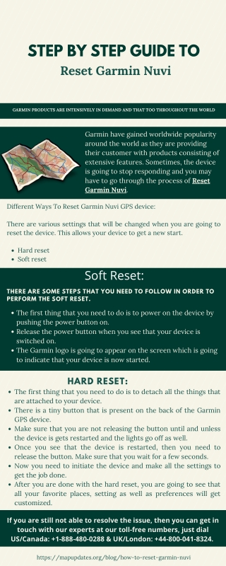 Step by Step Guide to Reset Garmin Nuvi