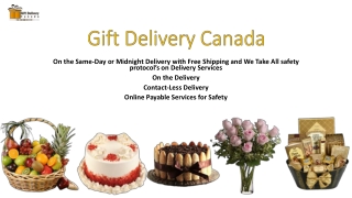 Send Midnight Cake, Flower, Gift Baskets Delivery in Canada | Online Gift Delive