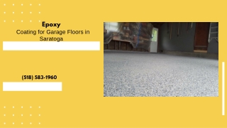 Epoxy Coating for Garage Floors Services in Saratoga NY