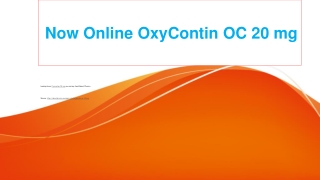 Online-Now-OxyContin-OC-20 -Mg