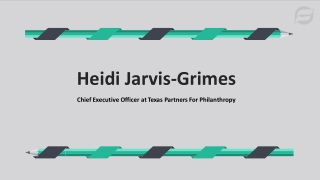 Heidi Jarvis-Grimes - Optimistic Business Expert