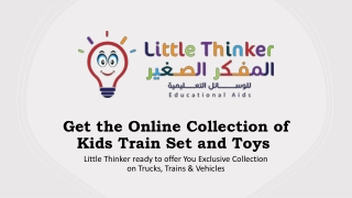 Get the Online Collection of Kids Train Set and Toys