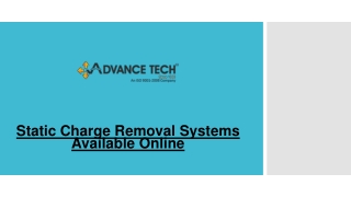 Static Charge Removal Systems Available Online