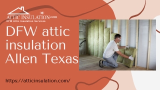 DFW attic insulation Allen Texas