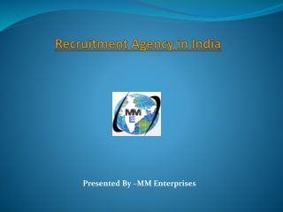 Recruitment Agency in India