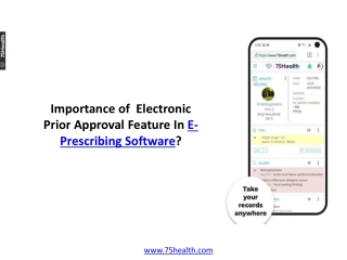 Is Electronic Prior Approval Feature Important For E-Prescribing Software