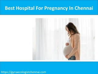 Best Hospital For Maternity In Chennai