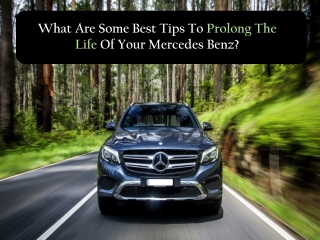 What Are Some Best Tips To Prolong The Life Of Your Mercedes Benz?
