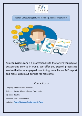 Payroll Outsourcing Services in Pune | Azaleaadvisors.com