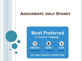 Assignment help Sydney