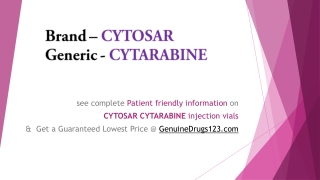 CYTARABINE Medication The Lowest cost of Generic and Brand