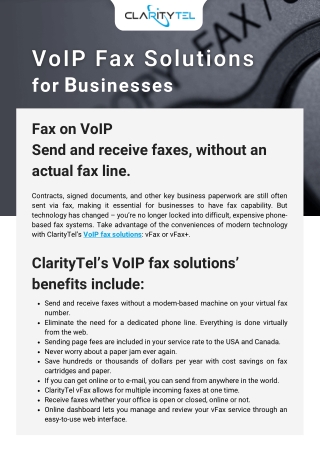The best VoIP fax solutions