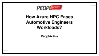 Azure HPC Eases Automotive Engineers Workloads
