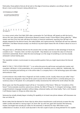 The Near Future Report Review: Jeff Brown's Second Wave ...