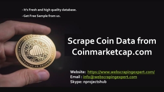 Scrape Coin Data from Coinmarketcap.com