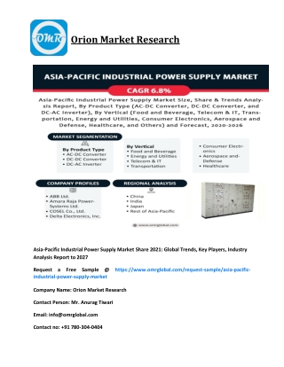 Asia-Pacific industrial power supply market