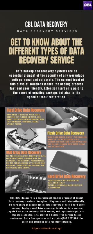 Get To Know About The Different Types of Data Recovery Service