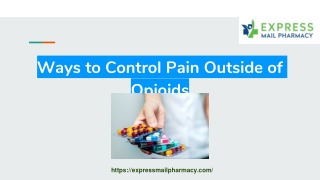 Ways to Control Pain Outside of Opioids