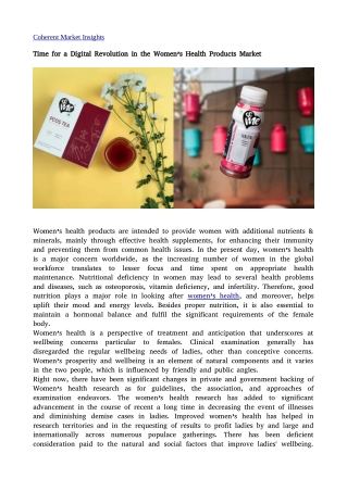 Women’s Health Products12