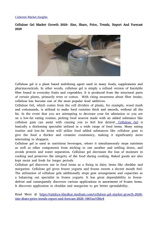 Cellulose Gel12