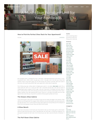 How to Pick the Perfect Shoe Rack for Your Apartment?